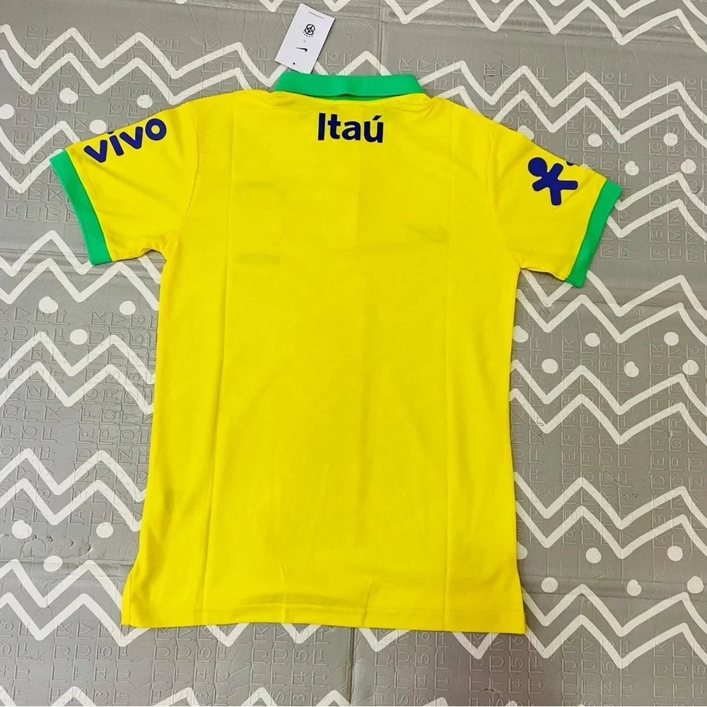 Nike Brazil Brasil special edition press conference training game polo jersey - Picture 5 of 6